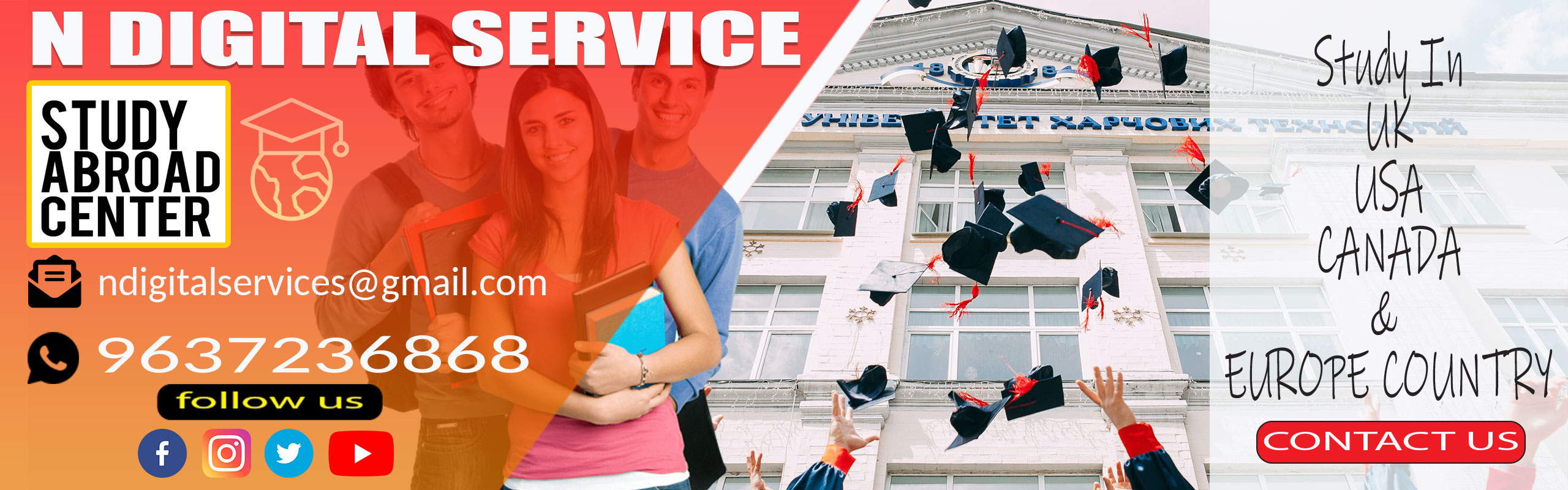 study abroad with n digital service